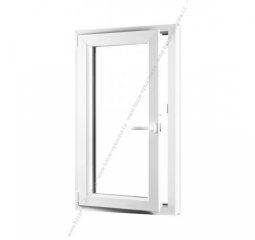 Okno plastové 435x600 mm, bílá/bílá, levé bez ventilace