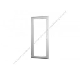 Plastové okno 800x1400mm, bílá/bílá, levé - SLEVA 40%