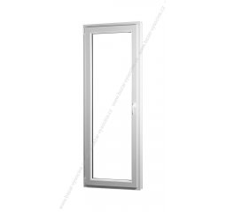 Okno plastové 600x1100 mm, oblý profil, bílá/bílá, levé - VYPRODÁNO