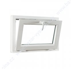 Okno plastové 600x400mm, bílá/bílá, výklopné