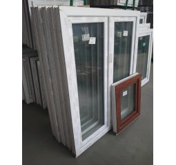 Okno plastové 1200x1500mm, bílá/bílá, štulp - SLEVA 40%