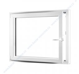 Okno plastové 1100x900 mm, bílá/bílá, levé