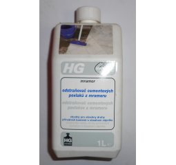 HG - odstraňovač cementových povlaků z mramoru 1L